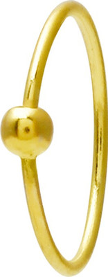 Abhooshan Gold-plated Plated Sterling Silver Nose Ring