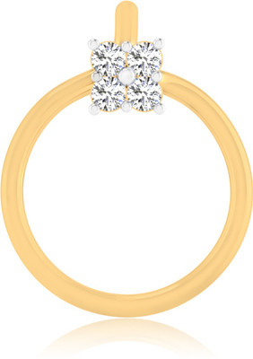 41% OFF on IskiUski Classy Nose Pin 14kt Diamond Yellow Gold Stud 41% OFF on IskiUski Classy Nose Pin 14kt Diamond Yellow Gold Stud