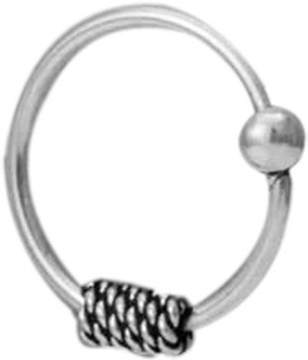 

Abhooshan Silver Plated Sterling Silver Nose Ring