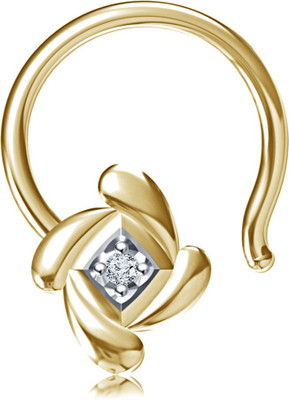 

Vorra Fashion Cubic Zirconia Gold-plated Plated Sterling Silver Nose Stud