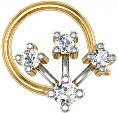 

Avsar 14kt Swarovski Crystal Yellow Gold Stud