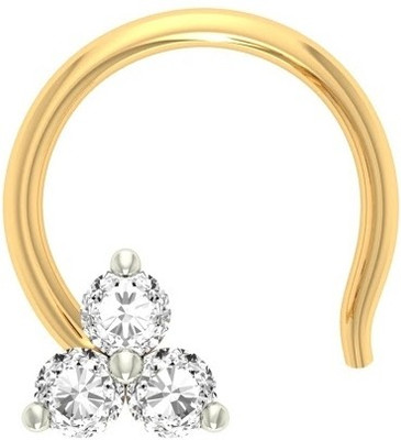 

Jewels5 Shachi 18kt Diamond Yellow Gold Stud(Rhodium Plated)