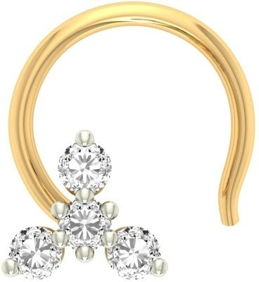 

Jewels5 Simhika 18kt Diamond Yellow Gold Stud(Rhodium Plated)
