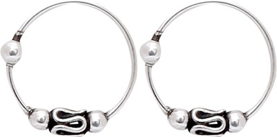 abhooshan Silver Plated Sterling Silver Nose Ring Set(Pack of 2)