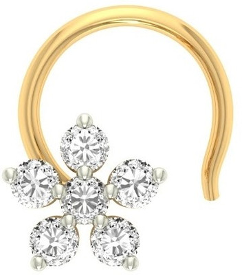 

Jewels5 Apyayani 18kt Diamond Yellow Gold Stud(Rhodium Plated)