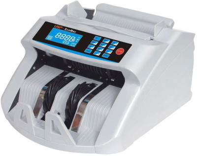 

USP ECO MAC New Currency 500 & 2000 Speaking Color Changing LCD with Fake Note Detection Note Counting Machine(Counting Speed - 900 notes/min)