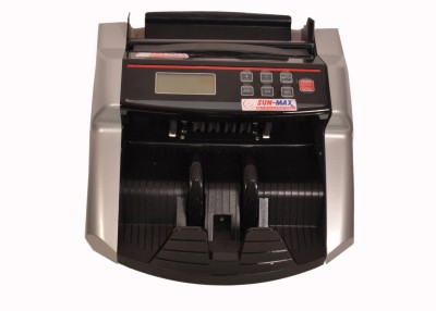 Sunmax SC 340 Talky LCD Display with Fake Note Detectors Note Counting Machine(Counting Speed - 1000 notes/min)