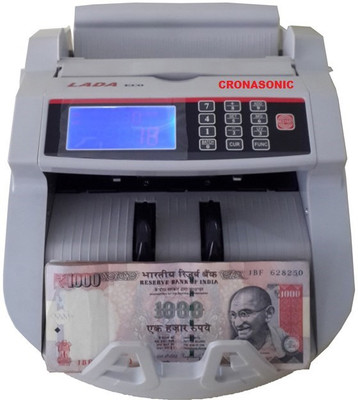 

Cronasonic LADA ECO LCD Note Counting Machine(Counting Speed - 1000 notes/min)