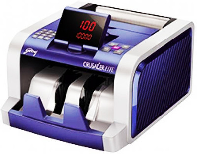 

Godrej Godrej Crussader Lite Note Counting Machine(Counting Speed - 1000 notes/min)