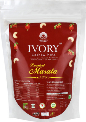 

Ivory Roasted Masala Cashew SW320 Sealed Standing Pouch Cashews(250 g, Pouch)