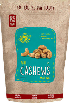 

Good Food Mart Masala Twist Cashews 250gm(250 g, Pouch)