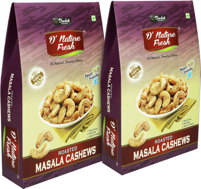 

D' Nature Fresh All Natural, Roasted Mashala Cashews(200, Box)