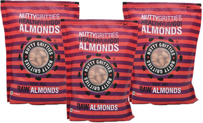 

Nutty Gritties Californian 750g (250g*3) Almonds(750 g, Pouch)