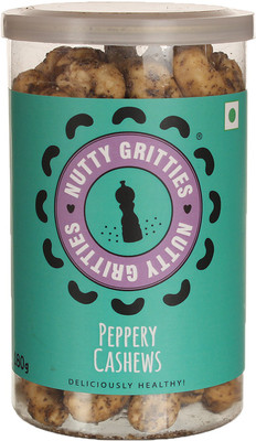 

Nutty Gritties Premium Cashews(180 g, Mason Jar)