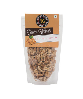

Nutty Gritties Broken Kernels Walnuts(150 g, Pouch)