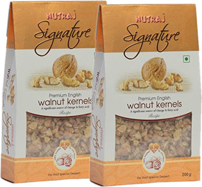 

Nutraj Signature Recipe Premium English Walnut Kernels (Pack of 2)(400 g, Pouch)