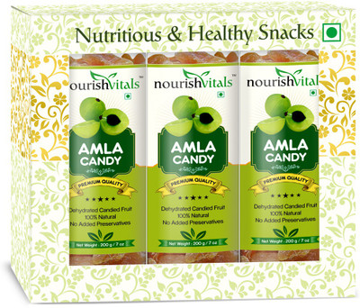 

NourishVitals Dried Fruit (Dehydrated Fruits) Gooseberry(200 g, Plastic Bottle)