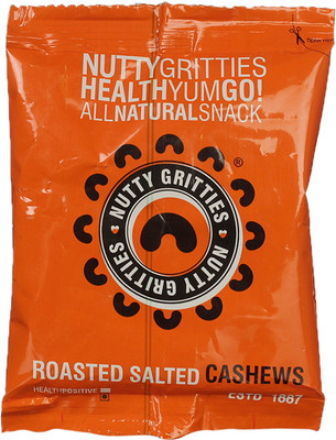 

Nutty Gritties Roasted Salted Dry fruit Cashews(15 g, Pouch)