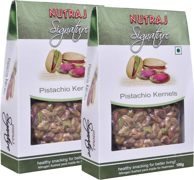 

Nutraj Signature Pistachio Kernels (Pack of 2)(200 g, Pouch)