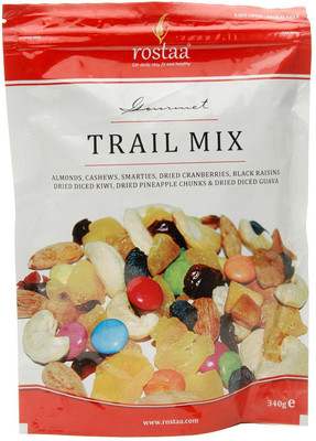 

Rostaa Trail Mixed Nuts Almonds, Cashews, Kiwi, Cranberries(340 g, Vacuum Pack)