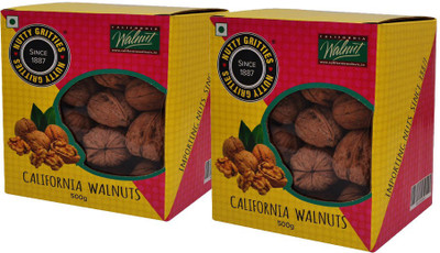 

Nutty Gritties California Inshell 1kg Walnuts(1 kg, Box)