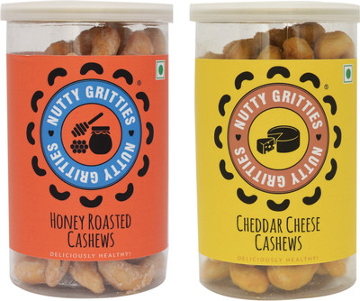 

Nutty Gritties English Combo Cashews(360 g, Tin)