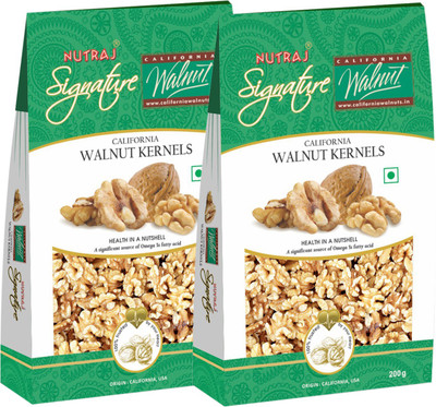 

Nutraj Signature California Walnut Kernels (Pack of 2)(400 g, Pouch)