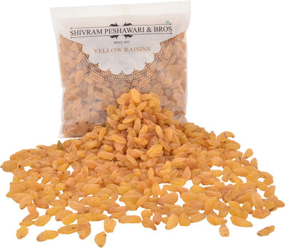 

Shivram Peshawari & Bros Yellow Raisins(250 g, Pouch)
