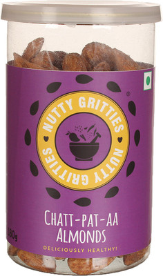 

Nutty Gritties Chatt Pat Aa Nut Almonds(180 g, Mason Jar)
