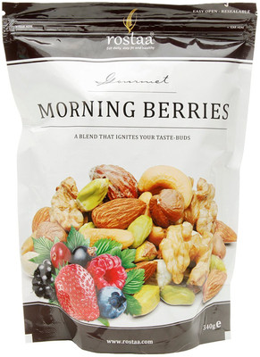 

Rostaa Morning Berries Regular Mixed Nuts Bilberries(340 g, Pouch)