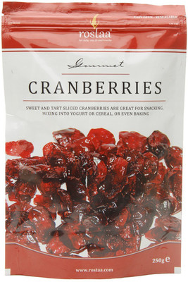 

Rostaa Std. Regular Slices Cranberries(250 g, Pouch)