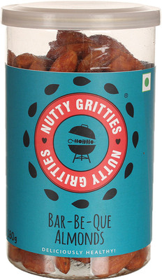 

Nutty Gritties Bar Be Que Nut Almonds(180 g, Mason Jar)