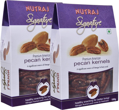 

Nutraj Signature Premium American Pecan Kernels (Pack of 2)(200 g, Pouch)