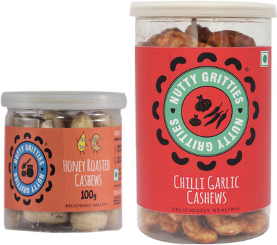 

Nutty Gritties Honey Chili Cashews(280 g, Tin)