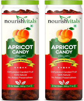 

NourishVitals (Dehydrated Fruits) Dried Fruits Apricots(200 g, Plastic Bottle)