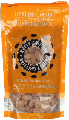 

Nutty Gritties Roasted & Salted Nut Almonds(250 g, Pouch)