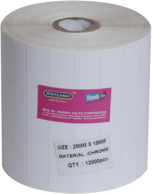 

Writeaway Barcode Label, 12000 pcs 25x15mm Office Set(White)