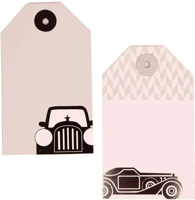 

The Papier Project Vintage Cars Office Set(Grey, White)