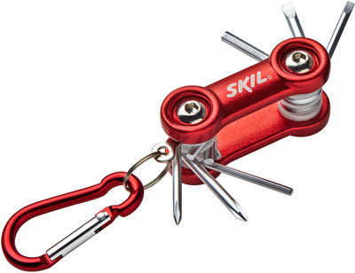 

Skil 6 Peice Pocket Screwdriver with Carabiner Set(Red and White)