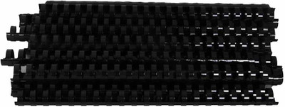 

HANDSON Binding Gum 21 Loops Plastic 19mm Black (Pack of 100) Office Set(Black)