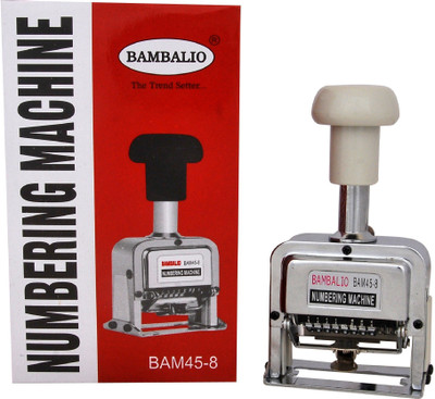 

BAMBALIO 8 digits Numbering machine Office Set(Steel)