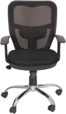 

Ks chairs Fabric Study Arm Chair(Black)