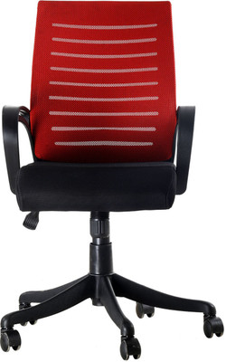 

Regentseating Fabric Office Arm Chair(Red)