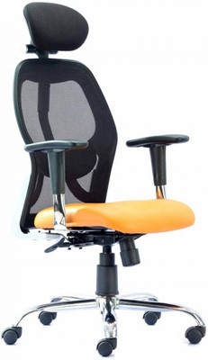 

HOF MARCO 1007 H Professional Synthetic Fiber Office Arm Chair(Orange)