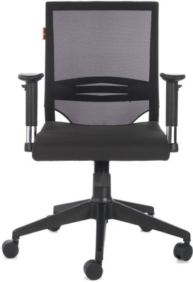 

Bluebell Rainbow Mid Back Fabric Office Arm Chair(Black)