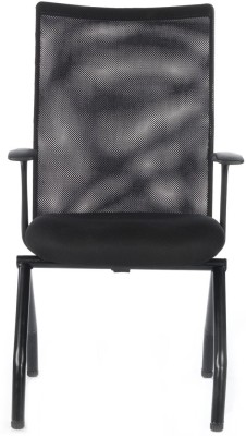 

Bluebell Genesis Midback Visitor Fabric Office Arm Chair(Black)