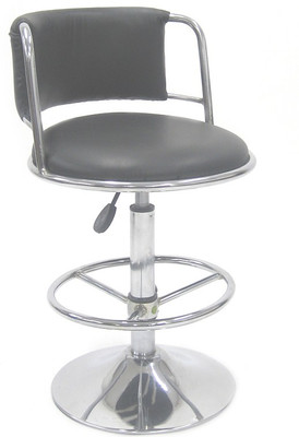 

Chromecraft Leatherette Office Arm Chair(Black)