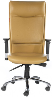 

Bluebell Harmony High Back Leatherette Office Arm Chair(Brown)