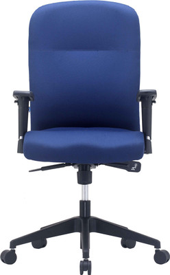 

Bluebell Supremo Mid Back Synthetic Fiber Office Arm Chair(Blue)