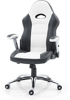 

Urban Ladder Mika Leatherette Office Arm Chair(White)